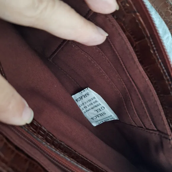 Talbots Brown Crossbody Bag with Gold Hardware - Picture 4 of 15